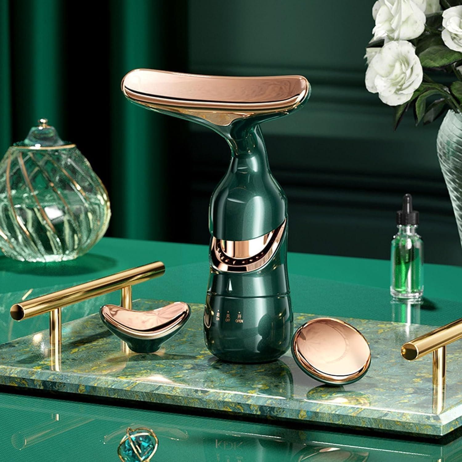 Premium 2-in-1 GlowLift Facial Relaxation Device – Eye, Neck & Skin Reviver