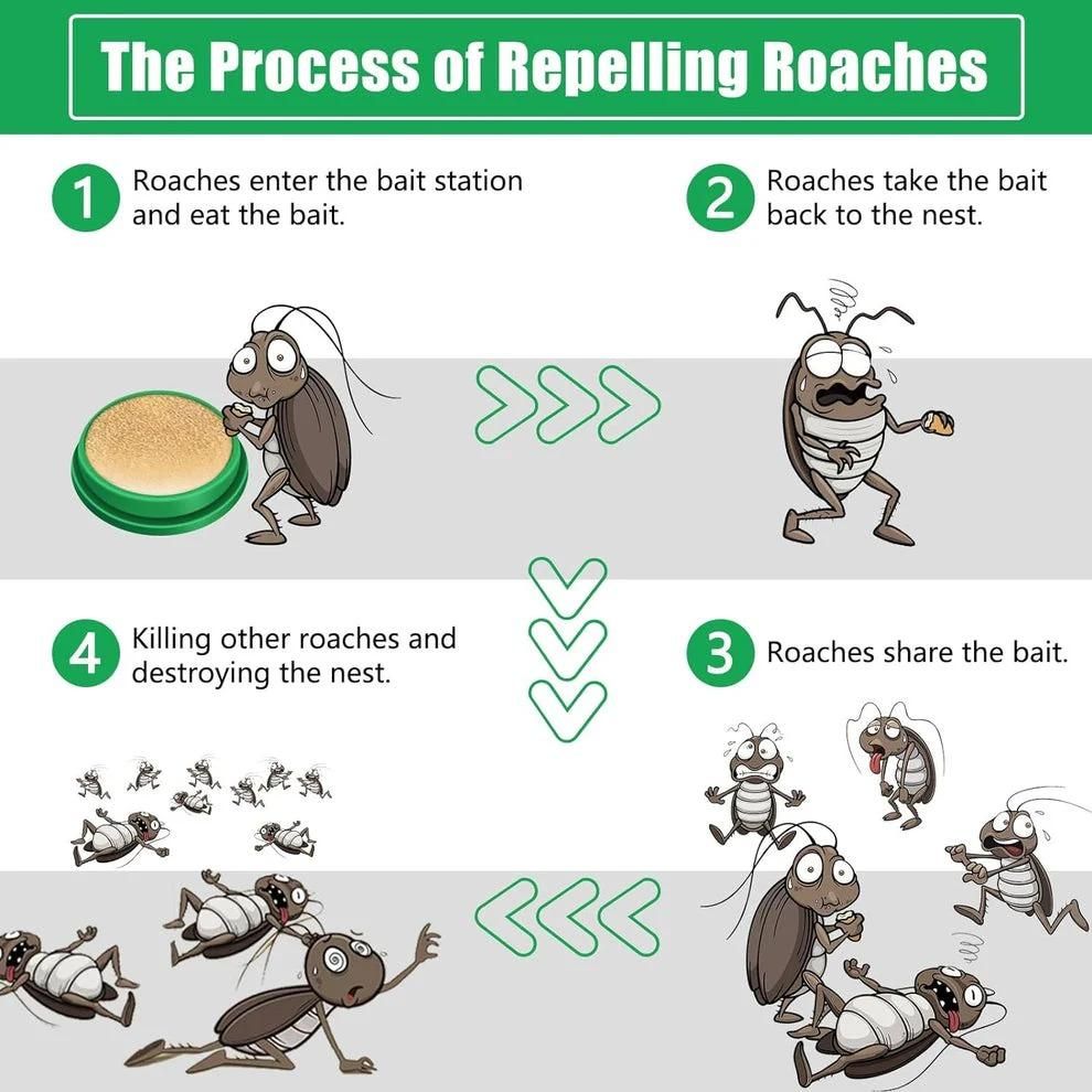 RoachGuard™ Gel Pods – Home Roach Control Duo