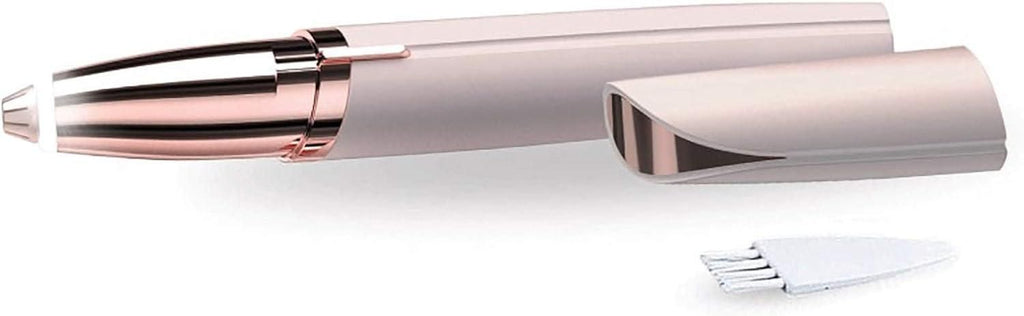 FlawlessTouch™ 18K Gold-Plated Eyebrow Trimmer – Smooth, Safe & Salon-Perfect Finish at Home