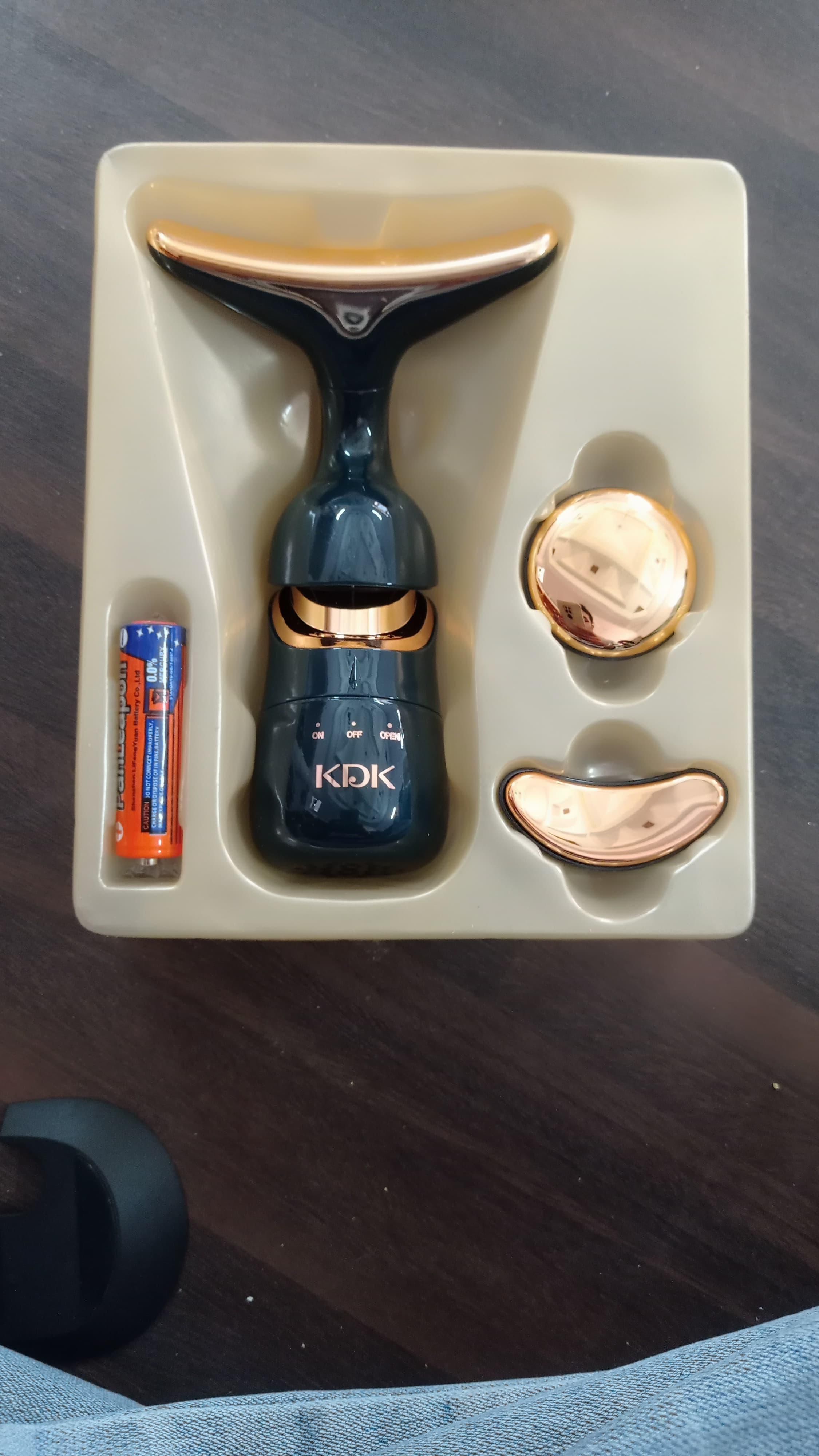 Premium 2-in-1 GlowLift Facial Relaxation Device – Eye, Neck & Skin Reviver