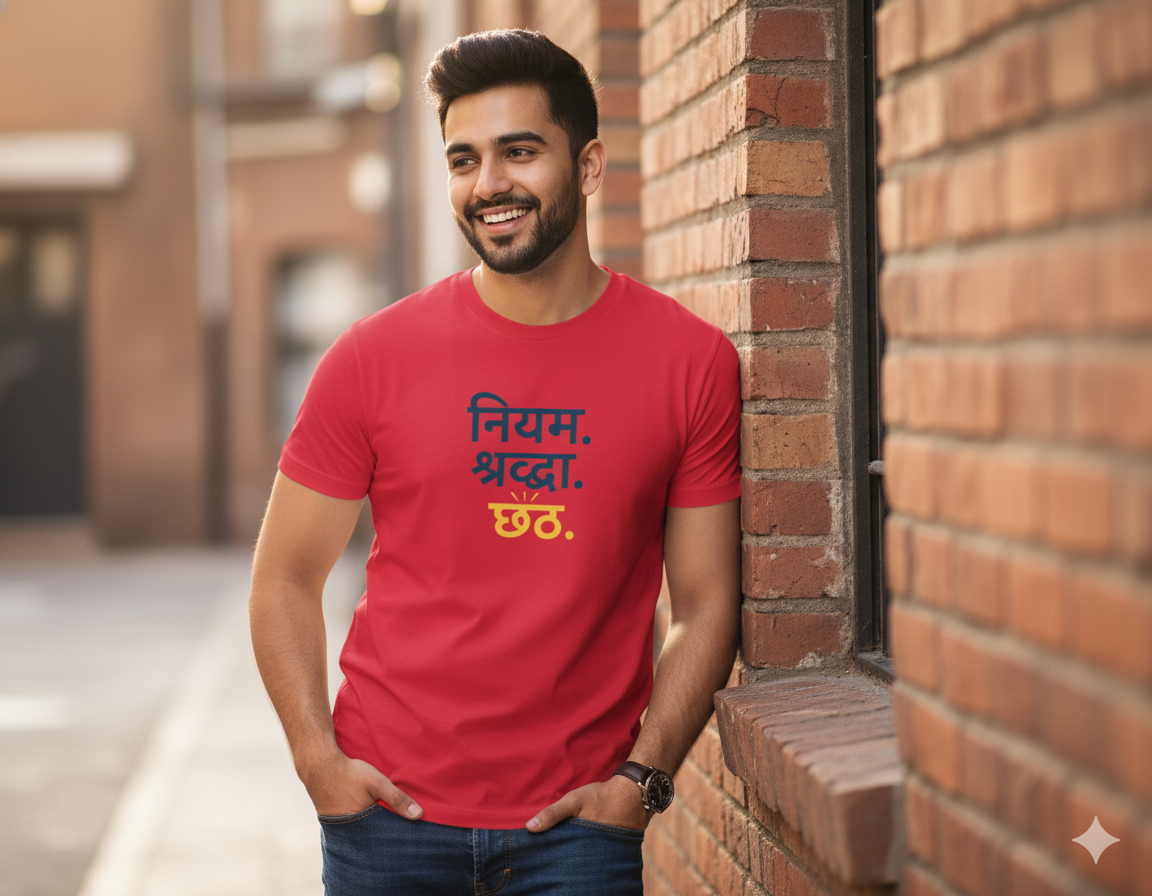 Chhath Pooja Essence – Unisex Minimal T-shirt